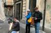 Alice Giraudi and film crew
