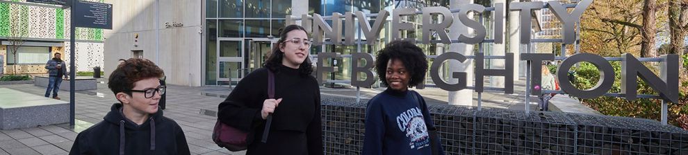 Students outside Elm House