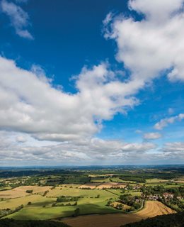 The view from Devil's Dyke in Sussex