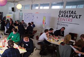 People at a Digital Catapult event