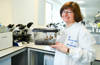 Dr Sarah Pitt and Snails in the lab