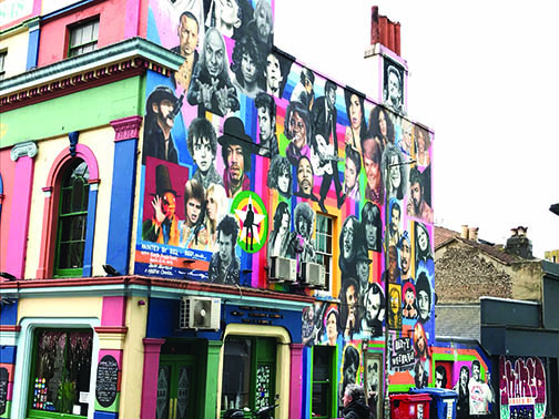 Image of colourful building in Brighton lanes