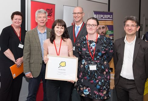 Lily Rodgers with her second prize. Photo by Victoria Dawes