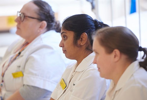 Nursing students in a lecture