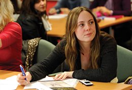 Students listening