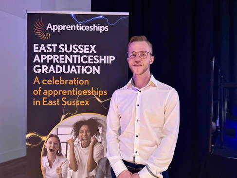 William Hewitt, Chartered Surveyor degree apprentice with the University of Brighton